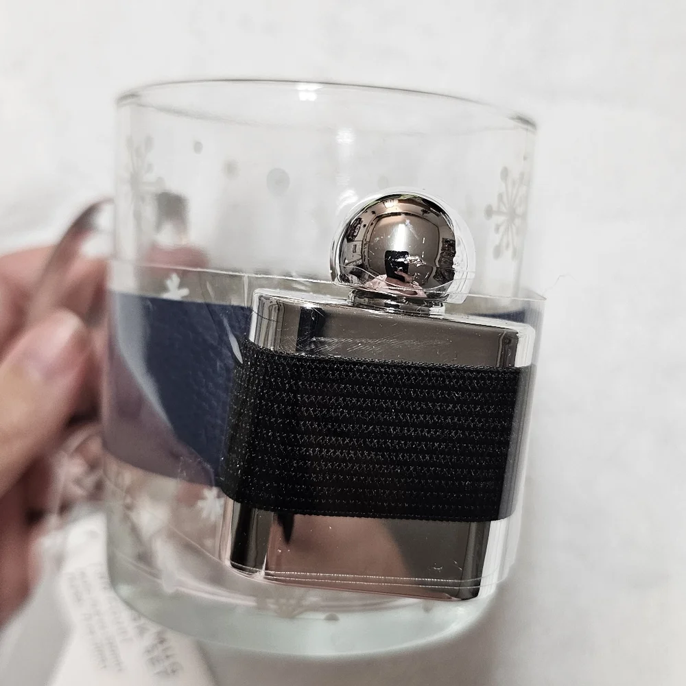 Glass Mug and Shot Glass Sized Flask Set